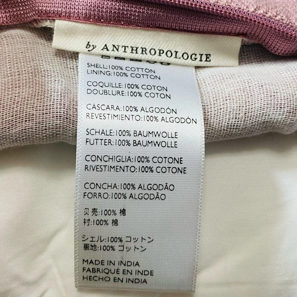 Anthropologie Simal Pom Pom Decorative Pillow EUC!